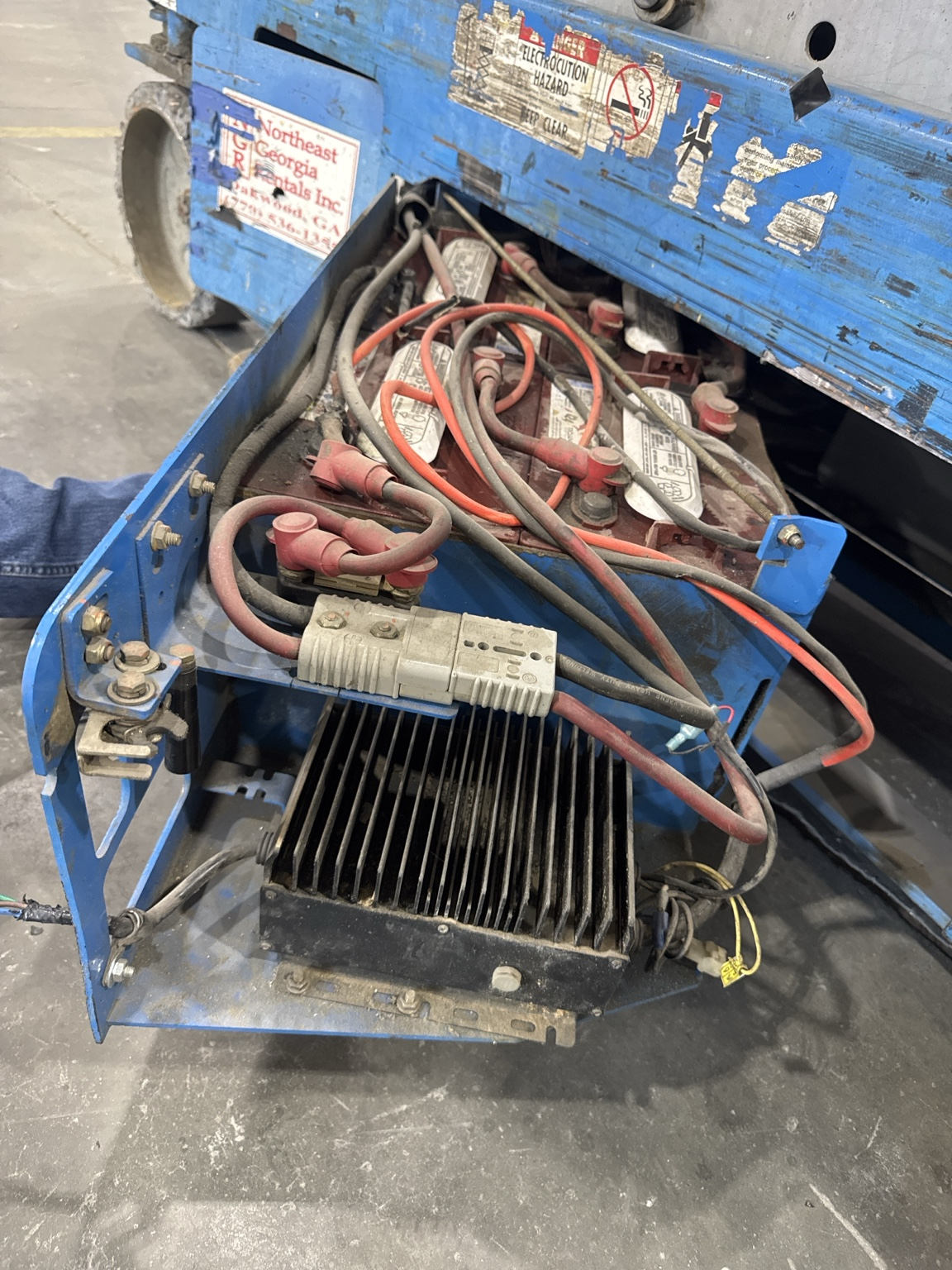Equipment maintenance work